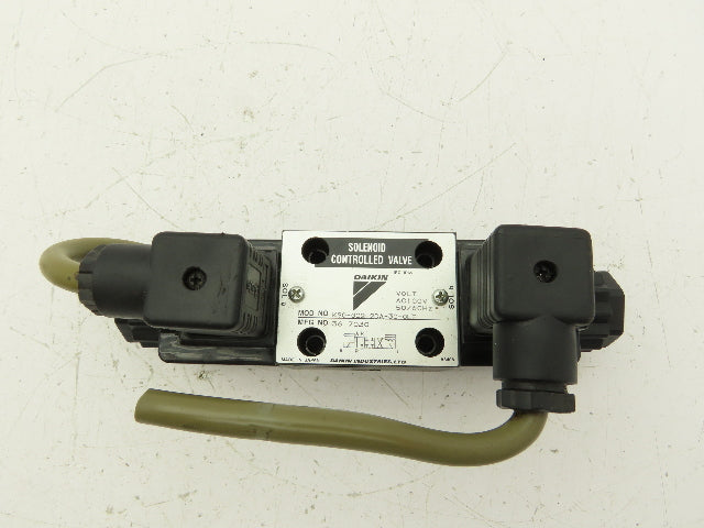 Daikin KSO-G02-2DA-30-CLE Hydraulic Directional Solenoid Valve 110V