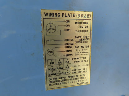 Mitsubishi SE-EV-FV  Lathe Spindle Motor 5.5kw 3-Speed 130/170V 3PH