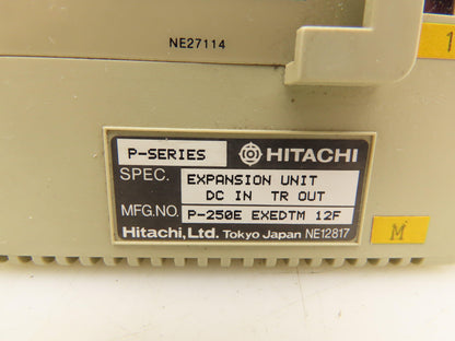 Hitachi P-250EXEDTM Hizac Expansion Unit 24VDC 2A W/ Circuit Board 2B004311-3