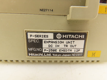 Hitachi P-250EXEDTM Hizac Expansion Unit 24VDC 2A W/ Circuit Board 2B004311-3