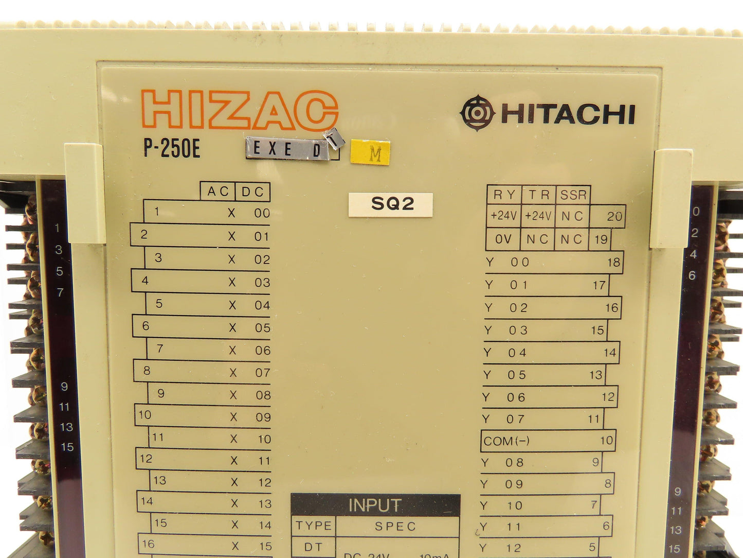 Hitachi P-250EXEDTM Hizac Expansion Unit 24VDC 2A W/ Circuit Board 2B004311-3