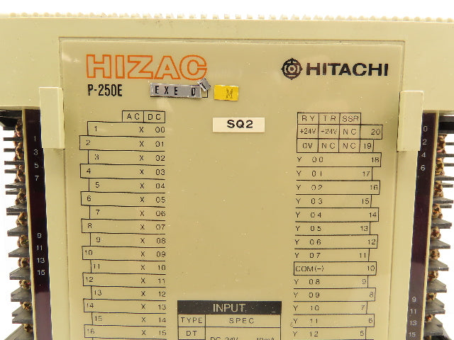 Hitachi P-250EXEDTM Hizac Expansion Unit 24VDC 2A W/ Circuit Board 2B004311-3