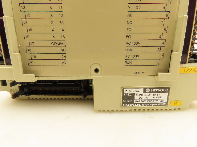Hitachi P-250EXEDTM Hizac Expansion Unit 24VDC 2A W/ Circuit Board 2B004311-3