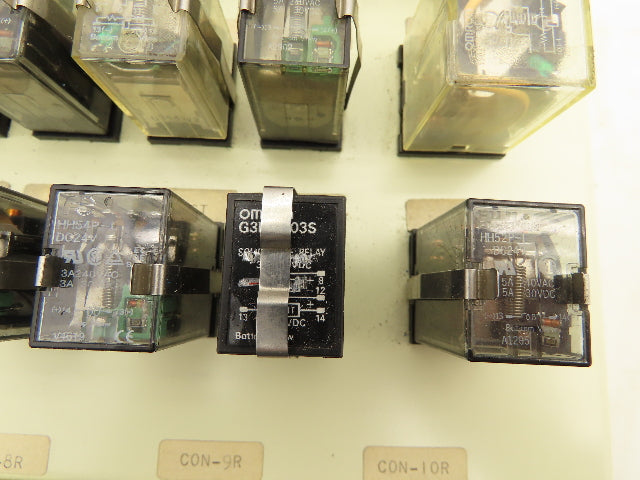 Fuji Electronic Omron HH54P-L Ice Cube Relay Control Panel Assembly 24V