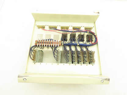Fuji Electric Omron M3D-CLA Annunciator Power Source Relay Control Panel 24V