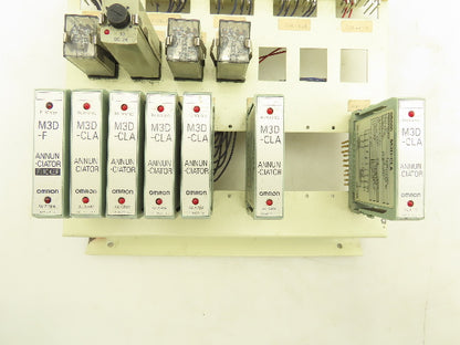 Fuji Electric Omron M3D-CLA Annunciator Power Source Relay Control Panel 24V