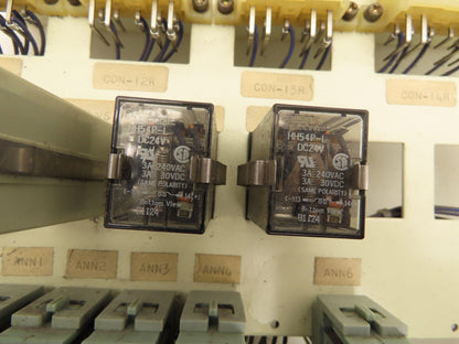 Fuji Electric Omron M3D-CLA Annunciator Power Source Relay Control Panel 24V