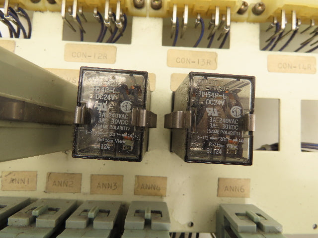 Fuji Electric Omron M3D-CLA Annunciator Power Source Relay Control Panel 24V