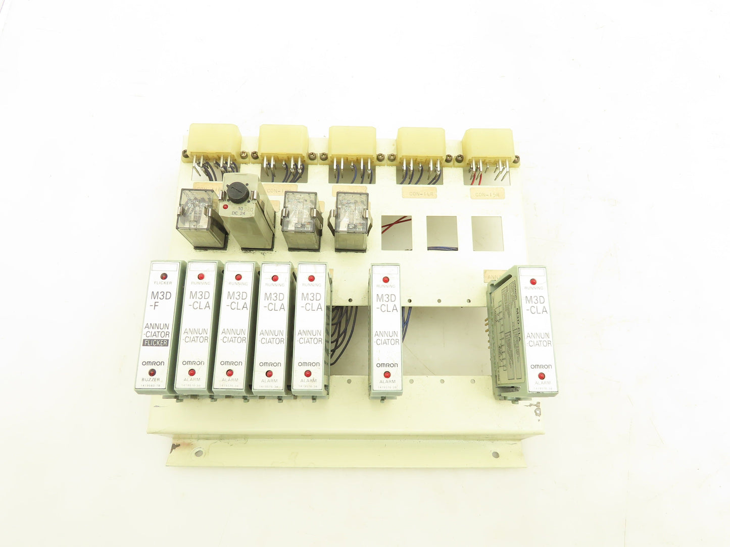 Fuji Electric Omron M3D-CLA Annunciator Power Source Relay Control Panel 24V