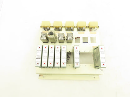 Fuji Electric Omron M3D-CLA Annunciator Power Source Relay Control Panel 24V