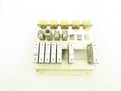 Fuji Electric Omron M3D-CLA Annunciator Power Source Relay Control Panel 24V