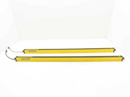 Omron F3SG-4RE0880P14-D Safety Light Curtain Set Receiver Emitter 880mm Set