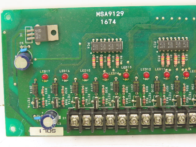 Mitsubishi Electric MSA9129 PLC Output Circuit Board Card Module
