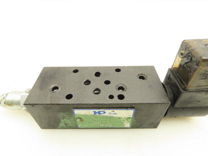Nothman HP MSF-02A-A230-10 Hydraulic Speed Control Valve 230V Coil Adjustable