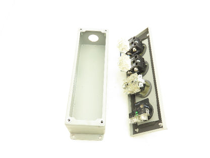 Wiegmann PB-4 Pushbutton Enclosure Luminated Green Momentary Button Selector