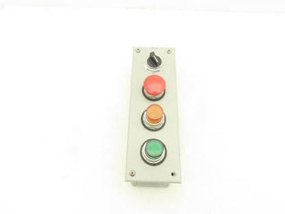 Wiegmann PB-4 Pushbutton Enclosure Luminated Green Momentary Button Selector