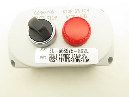 Lovato LPZP2A8 Electrical Enclosure Roach Conveyor Drive Control Selector Switch