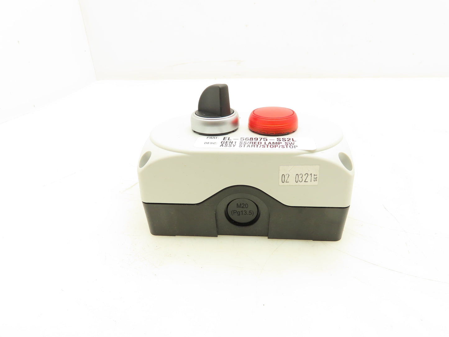 Lovato LPZP2A8 Electrical Enclosure Roach Conveyor Drive Control Selector Switch