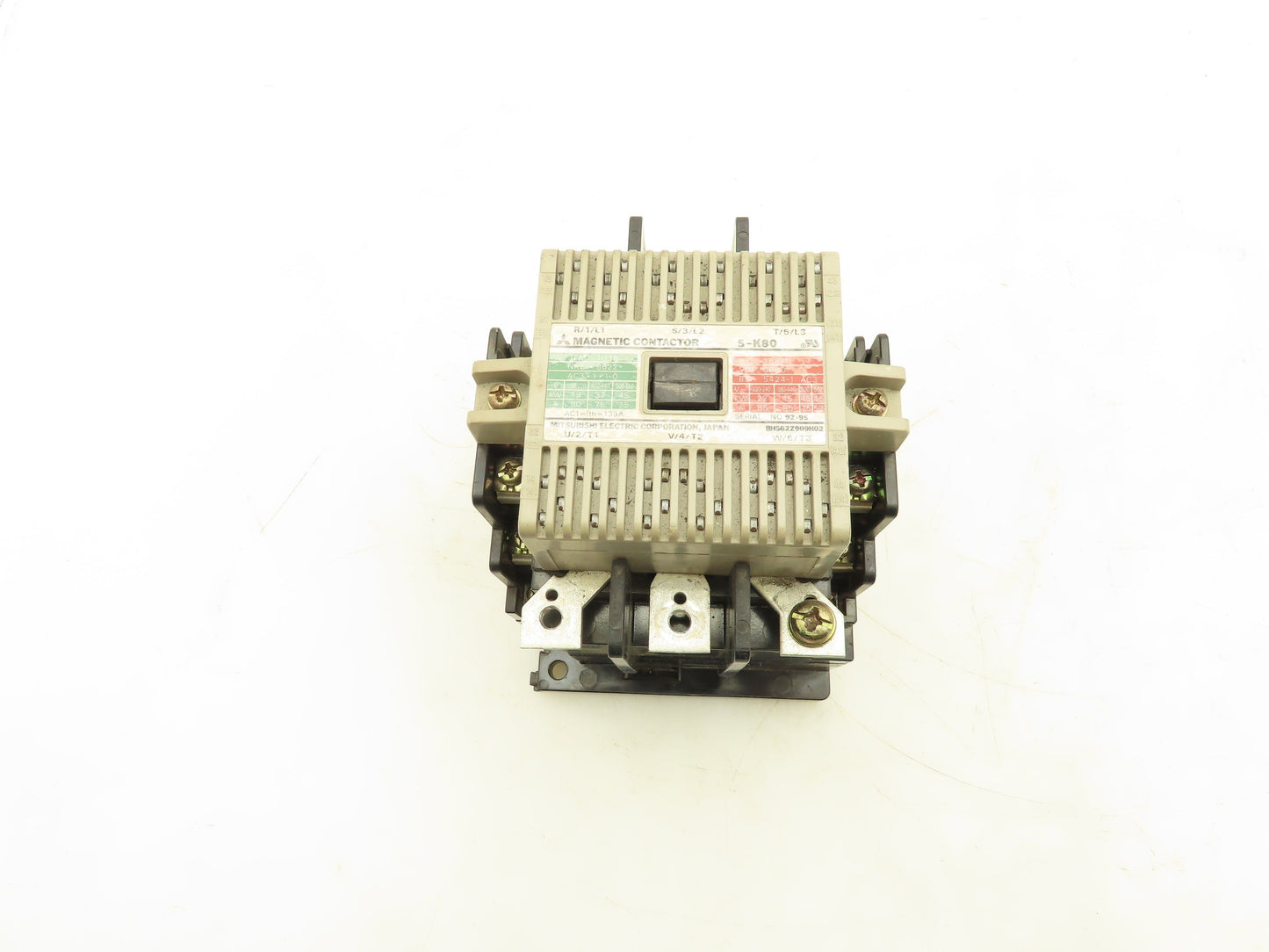 Mitsubishi Electric S-K80 Magnetic Contactor 85A 220-240V 120V Coil 3 Pole