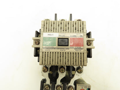 Mitsubishi Electric S-K80 Magnetic Contactor 85A 220-240V 120V Coil 3 Pole