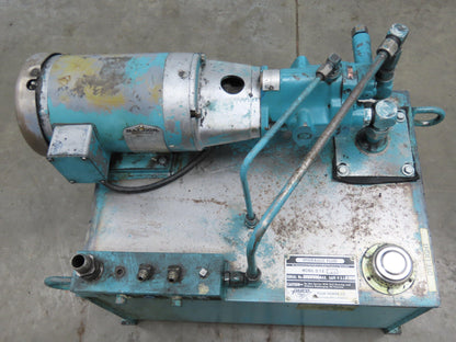 Pabco PVB6ARS20CA11 Hydraulic Power Unit 6 GPM 1000 PSI 18 Gal 2Hp 230/460V 3PH