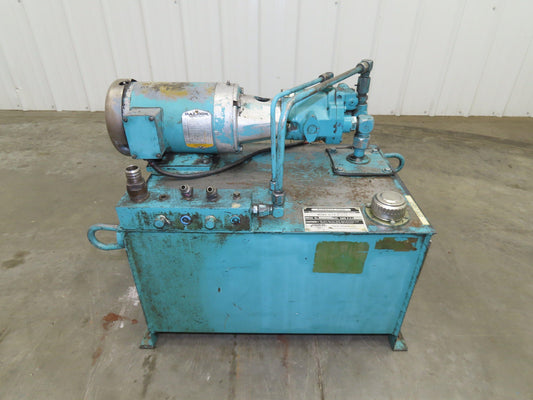 Pabco PVB6ARS20CA11 Hydraulic Power Unit 6 GPM 1000 PSI 18 Gal 2Hp 230/460V 3PH