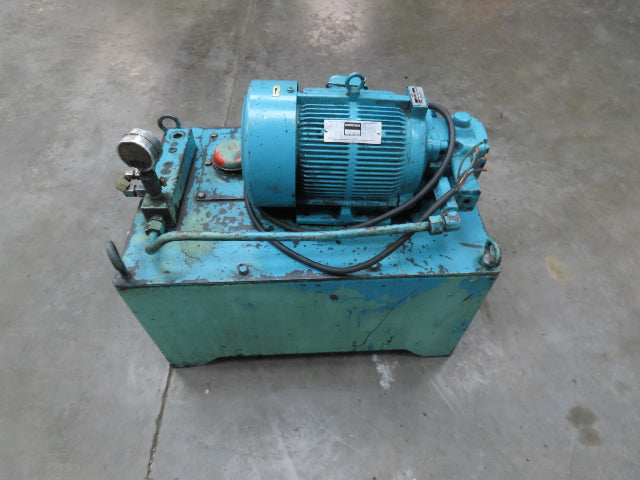 Nachi VDR Uni Pump Hydraulic Power Unit 8 GPM 1000 PSI 20 Gal 3Hp 230/460V 3PH