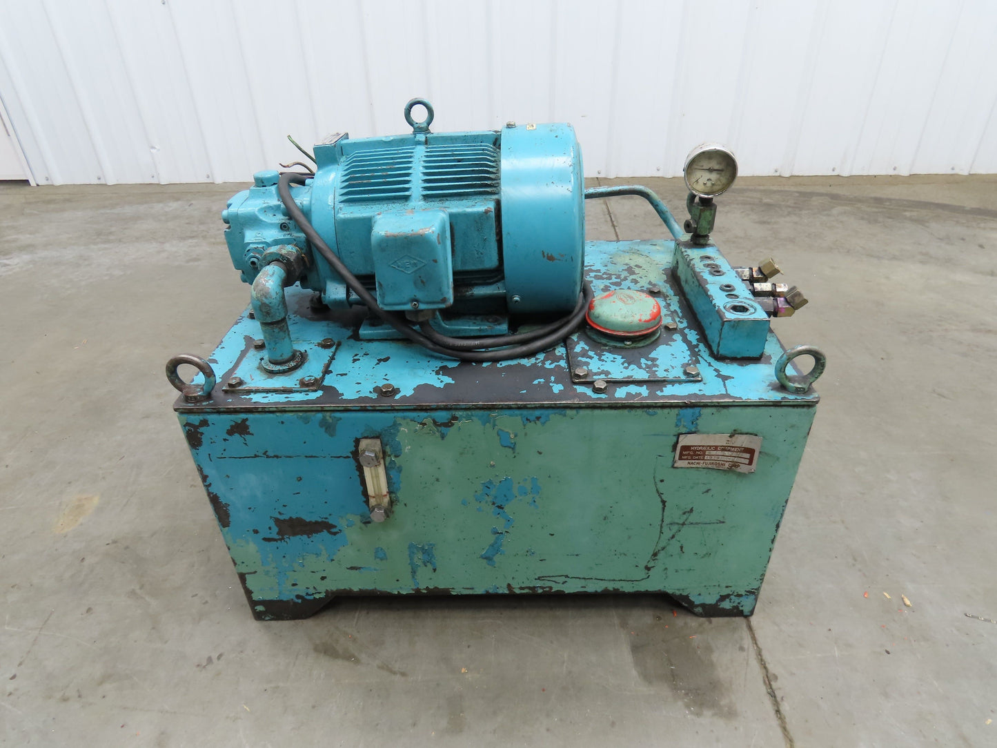 Nachi VDR Uni Pump Hydraulic Power Unit 8 GPM 1000 PSI 20 Gal 3Hp 230/460V 3PH