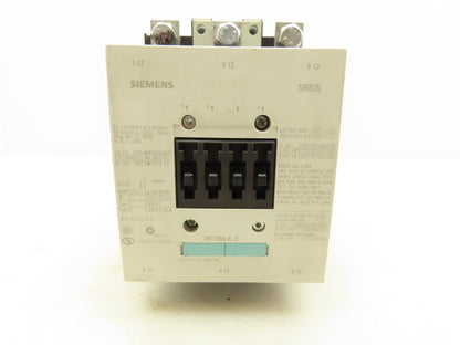 Siemens 3RT1056-6AF36 Contactor 185A 400VAC 120V Coil 3 Pole 2NO+2NC