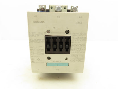 Siemens 3RT1056-6AF36 Contactor 185A 400VAC 120V Coil 3 Pole 2NO+2NC