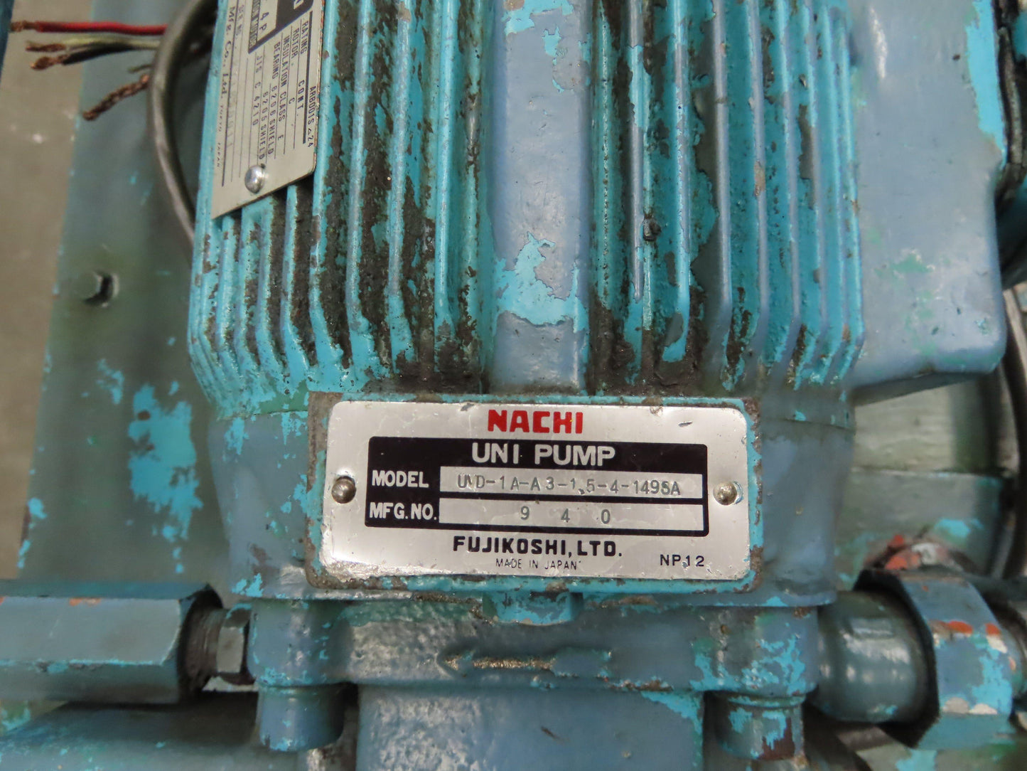 Nachi VDR Uni Pump Hydraulic Power Unit 5 GPM 1000 PSI 20 Gal 2Hp 230/460V 3PH
