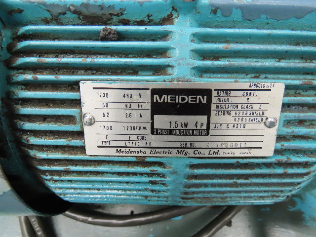 Nachi VDR Uni Pump Hydraulic Power Unit 5 GPM 1000 PSI 20 Gal 2Hp 230/460V 3PH