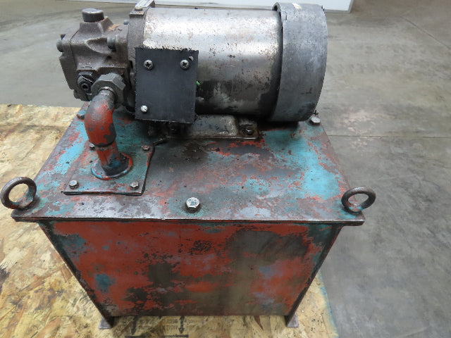 Nachi VDR Uni Pump Hydraulic Power Unit 5 GPM 1000 PSI 20 Gal 2Hp 230/460V 3PH