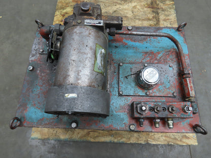 Nachi VDR Uni Pump Hydraulic Power Unit 5 GPM 1000 PSI 20 Gal 2Hp 230/460V 3PH