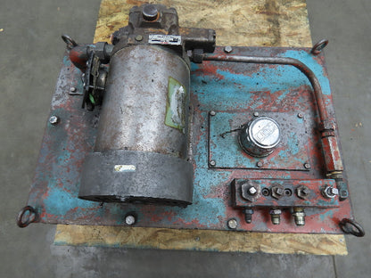 Nachi VDR Uni Pump Hydraulic Power Unit 5 GPM 1000 PSI 20 Gal 2Hp 230/460V 3PH