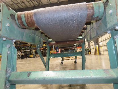 Roach 24"x 10' Belt Over Roller Incline/Flat Conveyor 460V 3PH End Drive 40 FPM