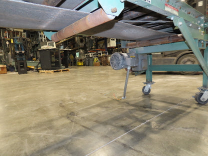 Roach 24"x 10' Belt Over Roller Incline/Flat Conveyor 460V 3PH End Drive 40 FPM