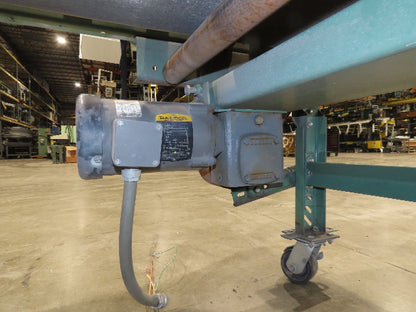Roach 24"x 10' Belt Over Roller Incline/Flat Conveyor 460V 3PH End Drive 40 FPM