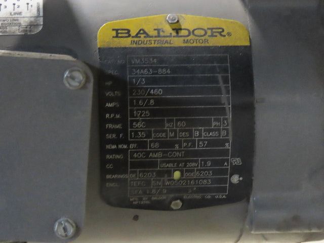 Roach 24"x 10' Belt Over Roller Incline/Flat Conveyor 460V 3PH End Drive 40 FPM