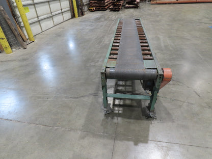 Roach 24"x 10' Belt Over Roller Incline/Flat Conveyor 460V 3PH End Drive 40 FPM