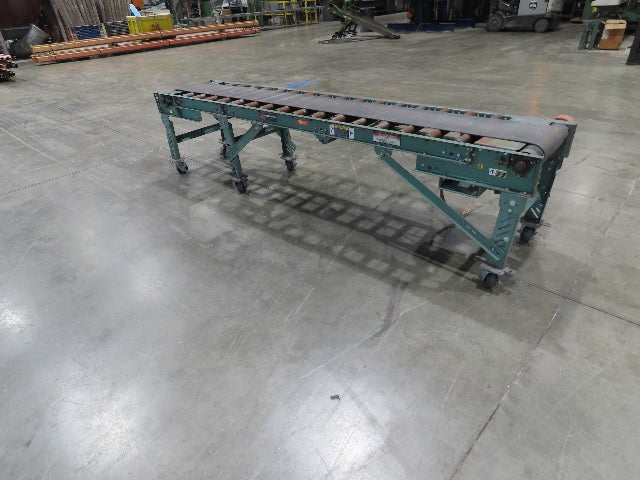 Roach 24"x 10' Belt Over Roller Incline/Flat Conveyor 460V 3PH End Drive 40 FPM