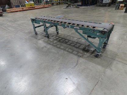 Roach 24"x 10' Belt Over Roller Incline/Flat Conveyor 460V 3PH End Drive 40 FPM