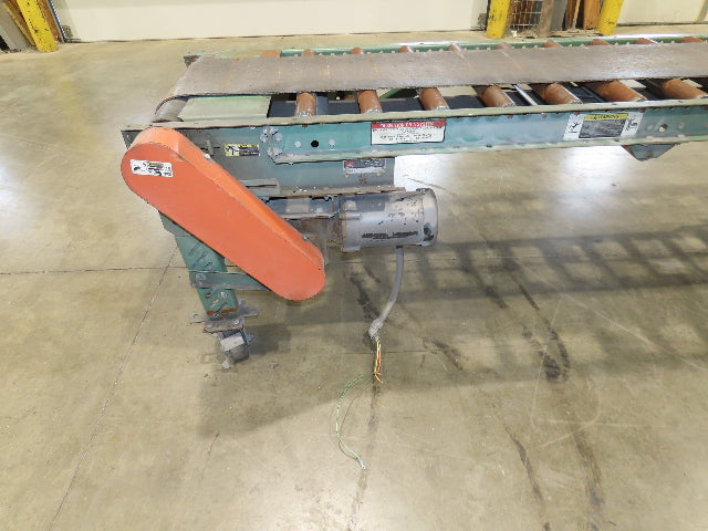 Roach 24"x 10' Belt Over Roller Incline/Flat Conveyor 460V 3PH End Drive 40 FPM
