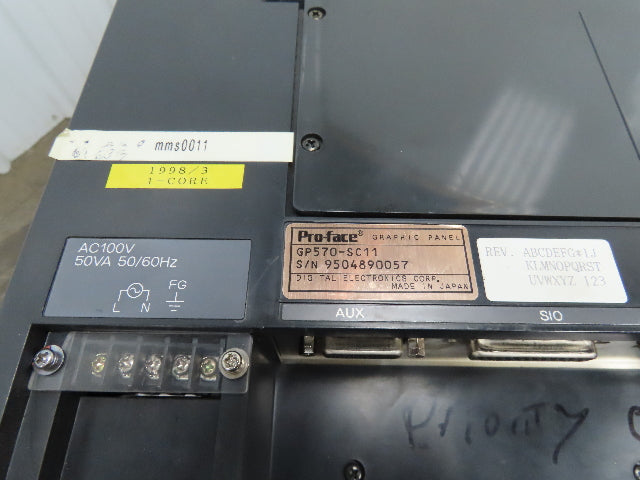 Digital Electronics GP570-SC11 Digital Graphic Touchscreen Panel Electrical Box