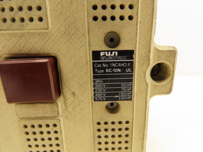 Fuji Electric 1NC4HO Magnetic Contactor 250A 240VAC 120V Coil 3 Pole 50-150 HP