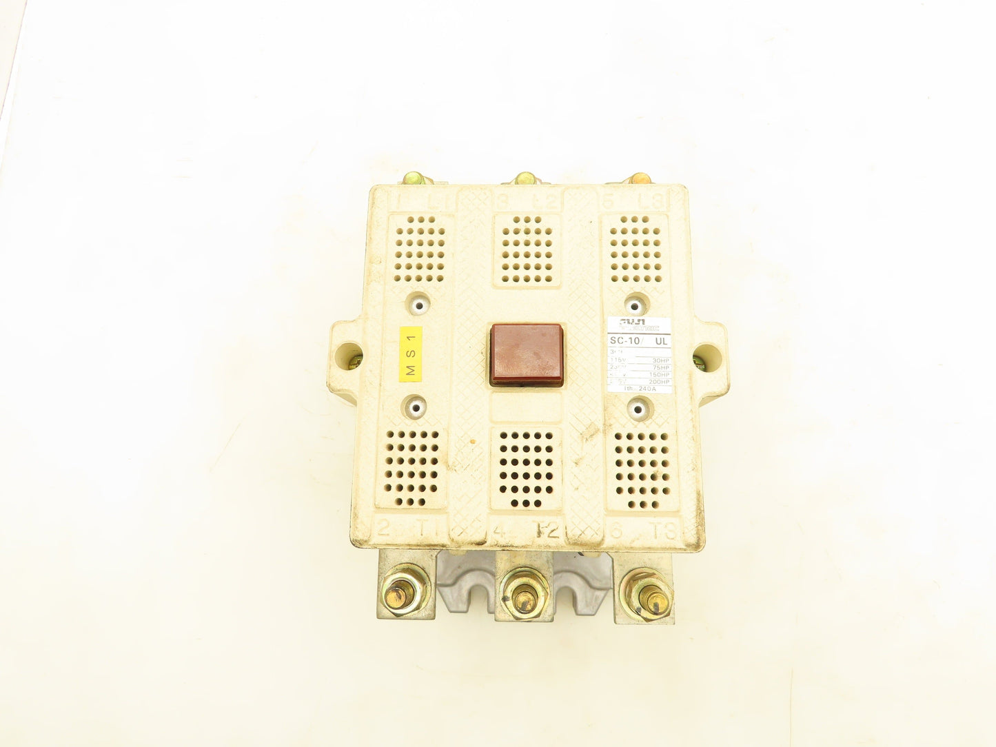 Fuji Electric SC-10/UL Magnetic Contactor 240A 240VAC 120V Coil 3 Pole