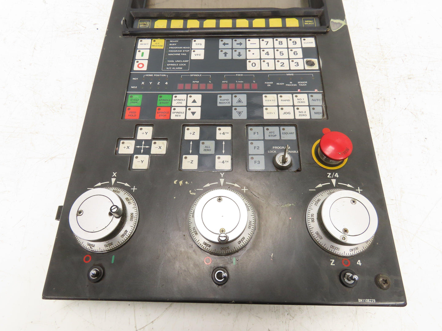 Mitsubishi Electric YZ14B-2 Mazatrol CAM M-2 HMI Operator Control Panel Keypad