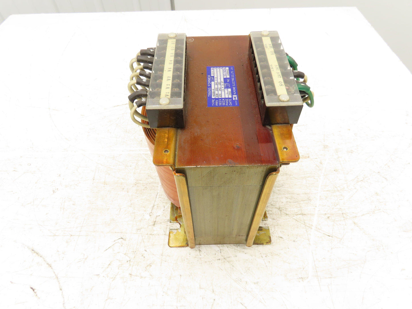 Nunome Electric NESB-A Industrial Transformer PRI 208/240V SEC 220/240V 3KVA 1PH