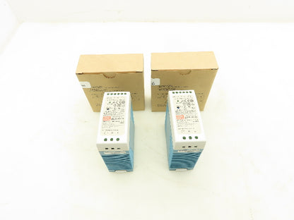 Mean Well MDR-40-24 DIN Rail Power Supply 100-240VAC to 24VDC 40W  Lot of 2