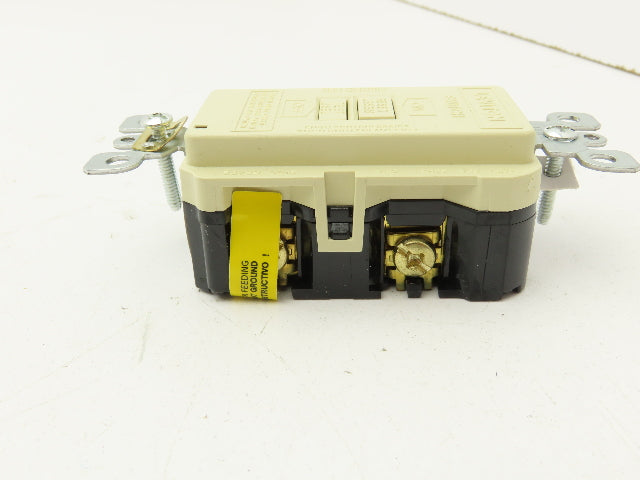 Leviton GFRBF-I SmartlockPro Blank GFCI Receptacle/Outlet 20A Ivory  Lot of 2